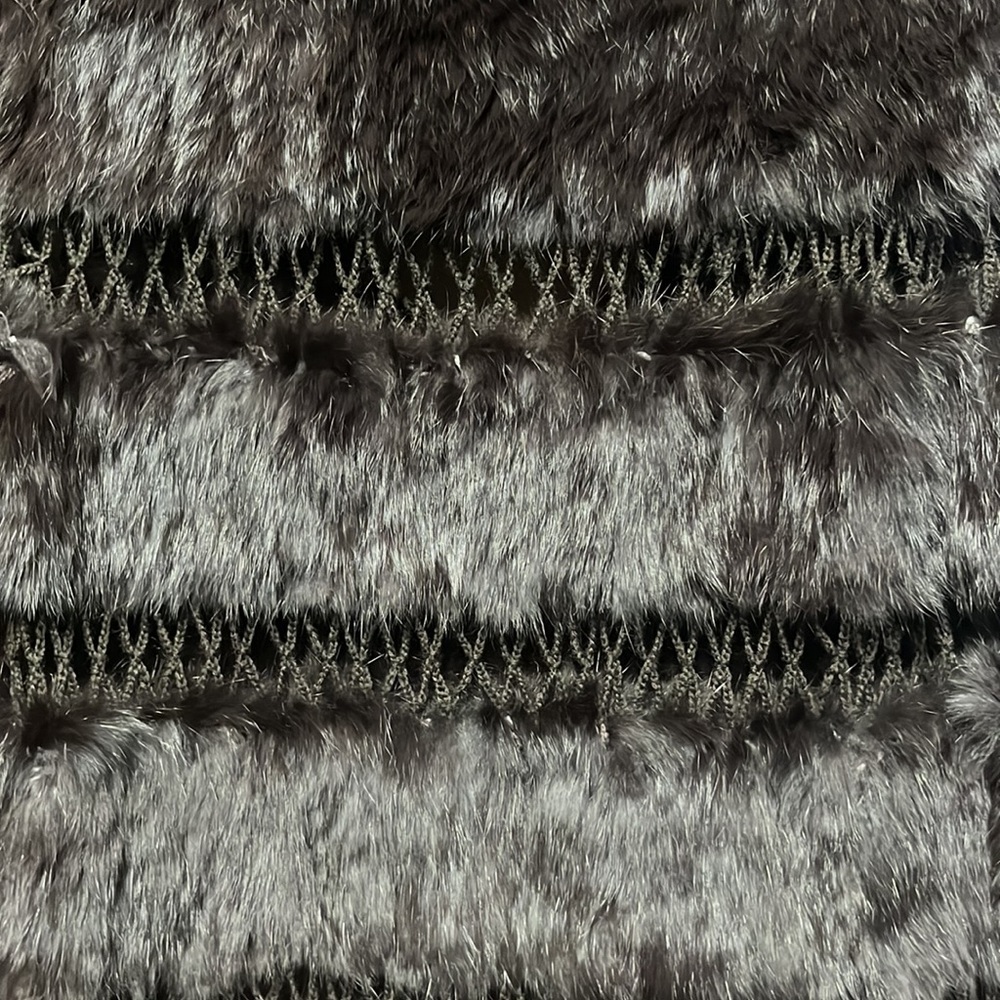 BCBGMaxazaria Rabbit Fur/Wool Coat Women’s S - Picture 4 of 4